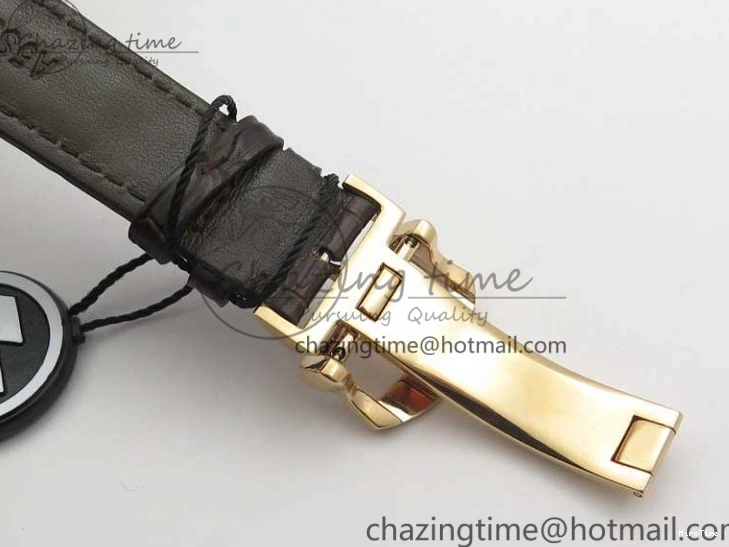MIROTIME 0711 Efficient Portofino Chrono RG ZF 1:1 Best Edition White Dial on Brown Leather Strap A 7151
